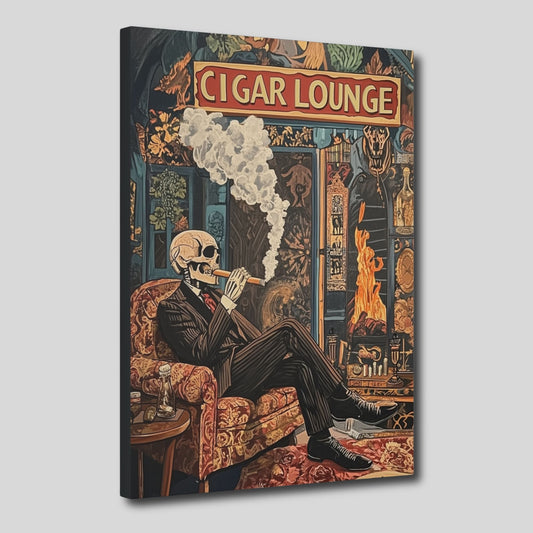 Cigar Wall Art That Smokes: 4 Bold Pieces for Your Lounge or Man Cave