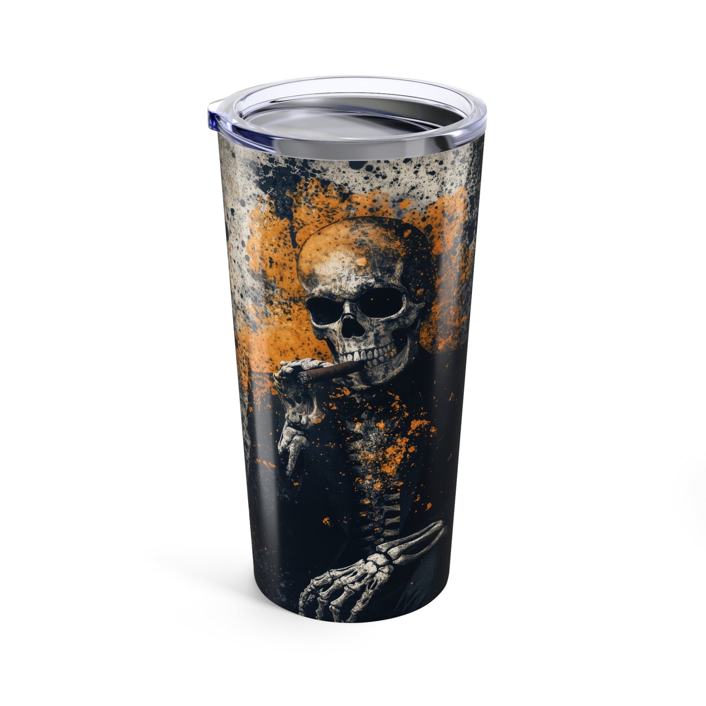 Cigar Lounge Skeleton 2 - 20 oz. Tumbler - Cigar Style Co.