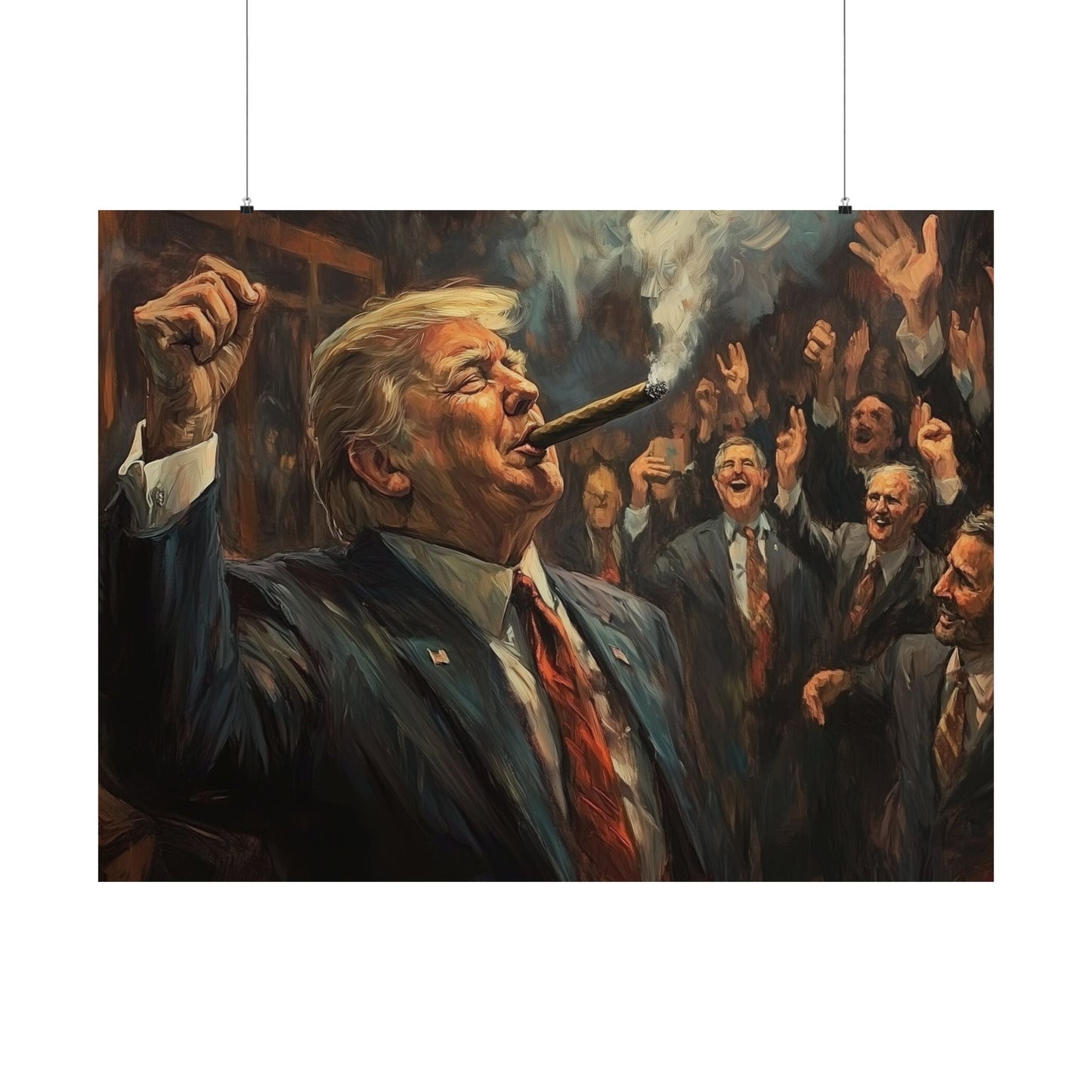 Donald Trump Cigar Wall Art Poster - Cigar Style Co.