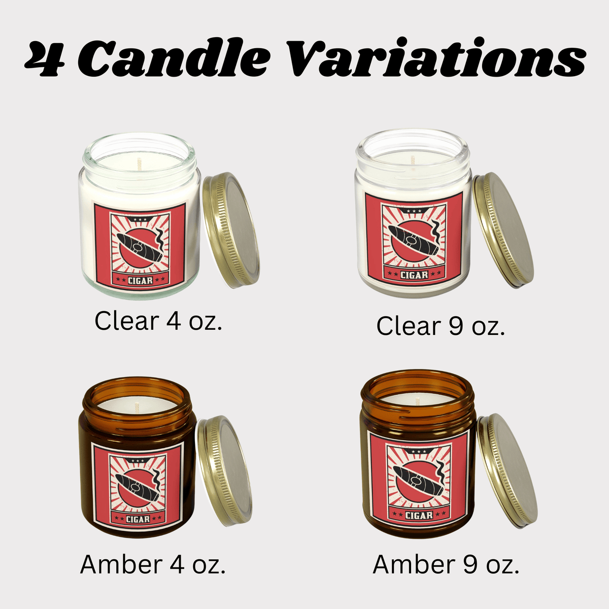 Retro Cigar Candle - Cigar Style Co.