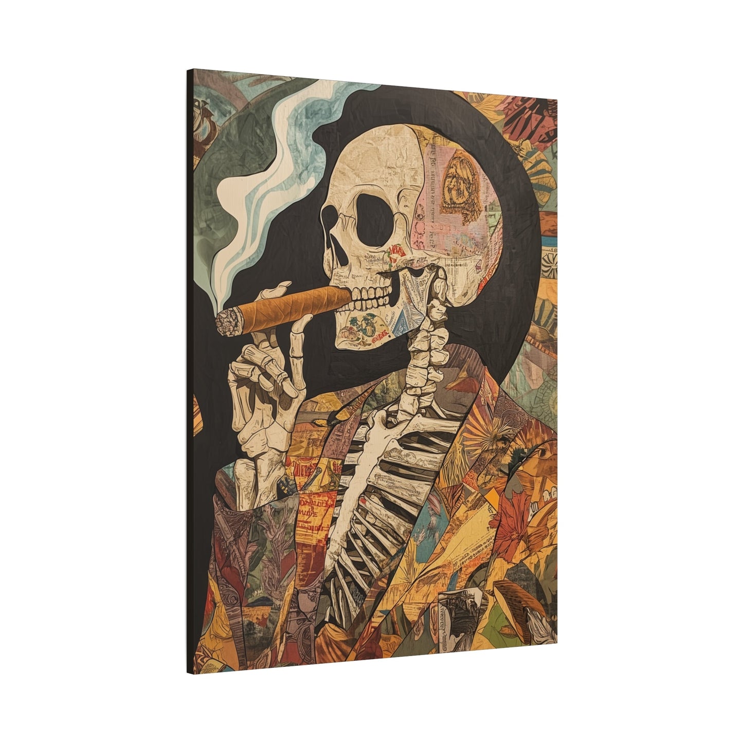 Skeleton Cigar Lounge Wall Art 3/7 - Cigar Style Co.