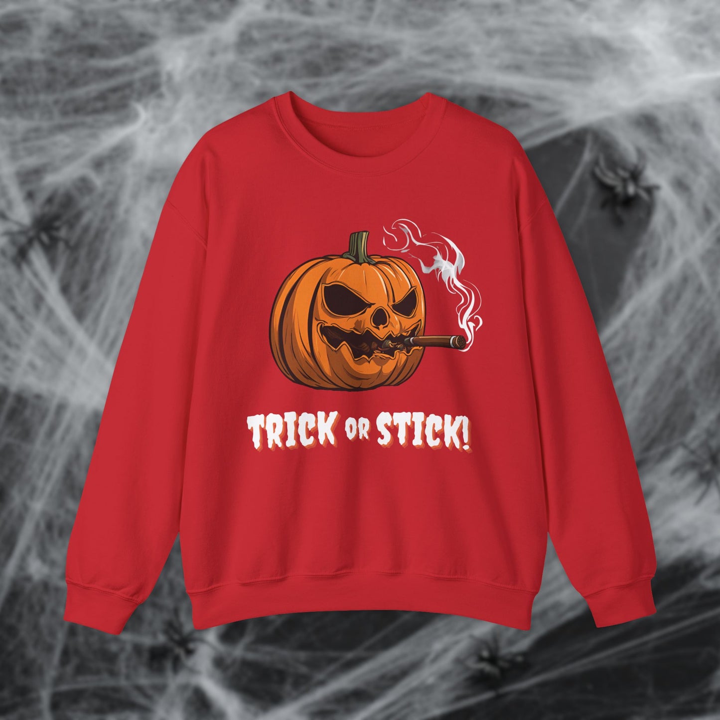 Cigar Pumpkin Halloween Sweatshirt