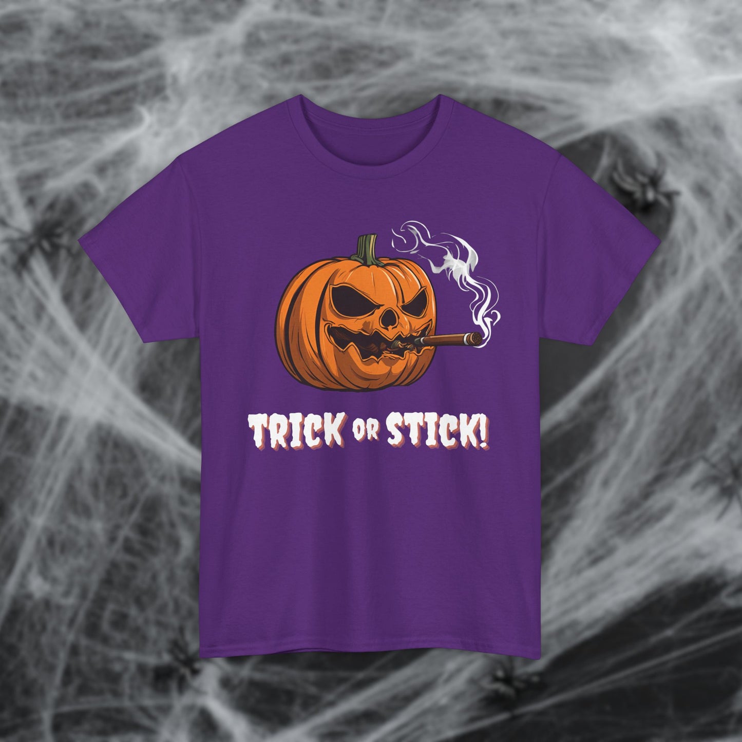 Cigar Pumpkin Halloween T-Shirt