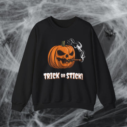 Cigar Pumpkin Halloween Sweatshirt