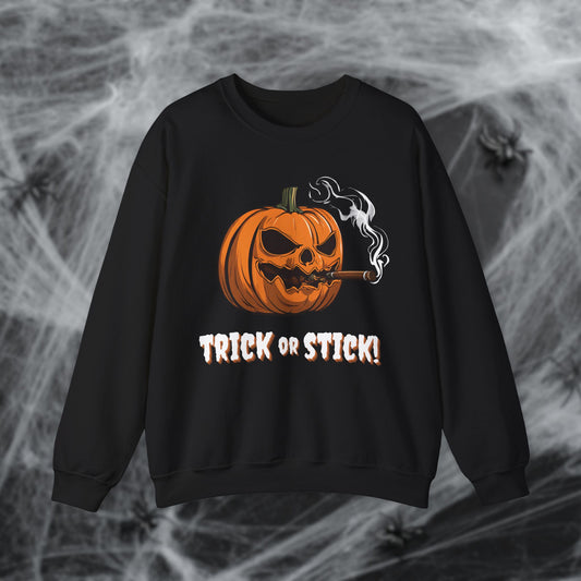 Cigar Pumpkin Halloween Sweatshirt