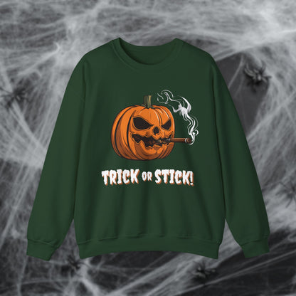 Cigar Pumpkin Halloween Sweatshirt