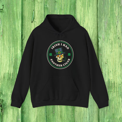 Irish I Had Another Cigar Hoodie