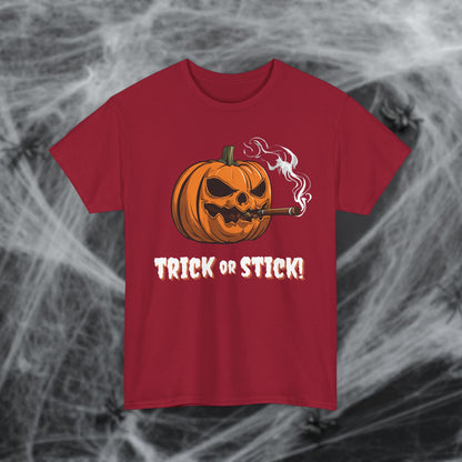 Cigar Pumpkin Halloween T-Shirt