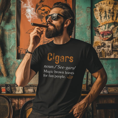 Cigar Vintage Fun Saying Noun T-Shirt