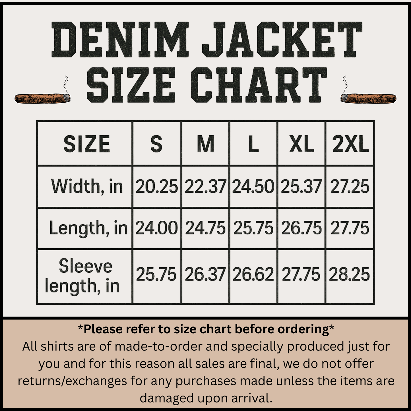 Cigar Smoking Denim Jacket | Vintage American Flag Jacket for Men