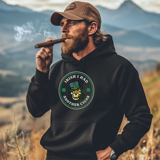 Irish I Had Another Cigar Hoodie