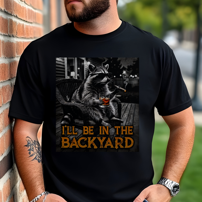 Funny Raccoon Cigar Bourbon T-Shirt