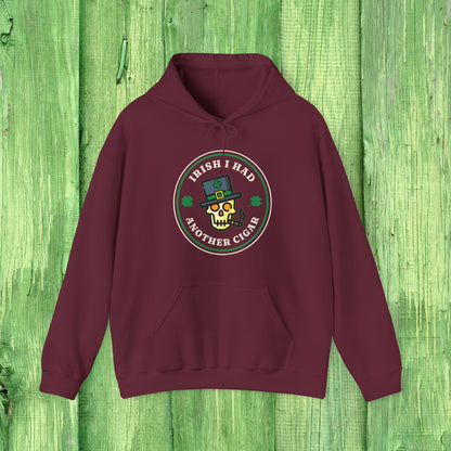 Irish I Had Another Cigar Hoodie