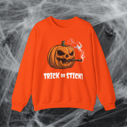 Cigar Pumpkin Halloween Sweatshirt