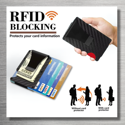 CigarEdge™ Aluminum Wallet | RFID Minimalist Wallet for Men by Cigar Style Co.