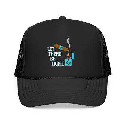 Let There Be Light Masonic Cigar Trucker Hat