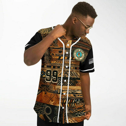 Smokin' Tribal Baseball Jersey - Cigar Style Jerseys - Cigar Style Co.