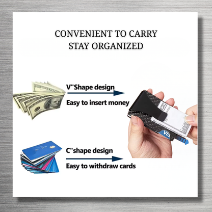 CigarEdge™ Aluminum Wallet | RFID Minimalist Wallet for Men by Cigar Style Co.