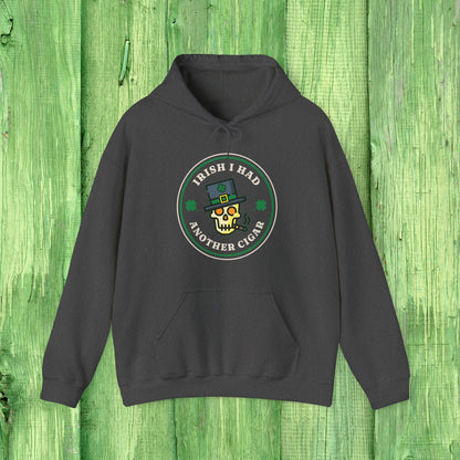 Irish I Had Another Cigar Hoodie