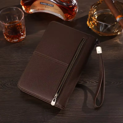 CigarEdge Leather Wallet & Travel Cigar Case | Premium Leather EDC Case