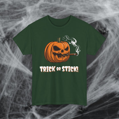 Cigar Pumpkin Halloween T-Shirt