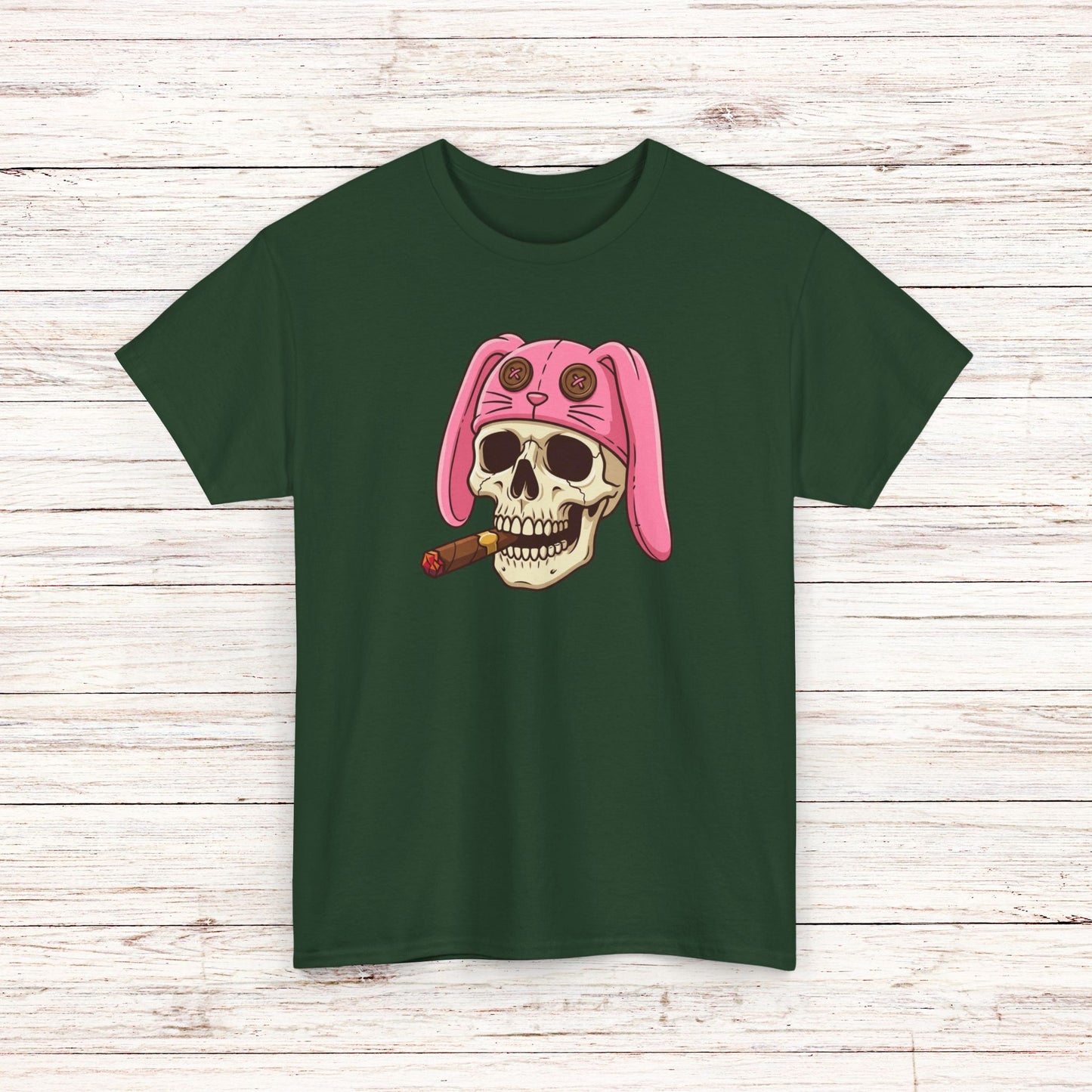 Easter Bunny Skull Cigar T-Shirt