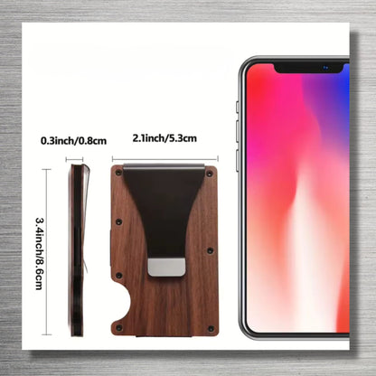 CigarEdge™ Wood Wallet | RFID Minimalist Wallet for Men by Cigar Style Co.