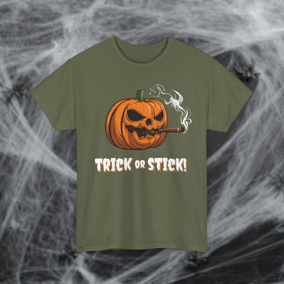 Cigar Pumpkin Halloween T-Shirt