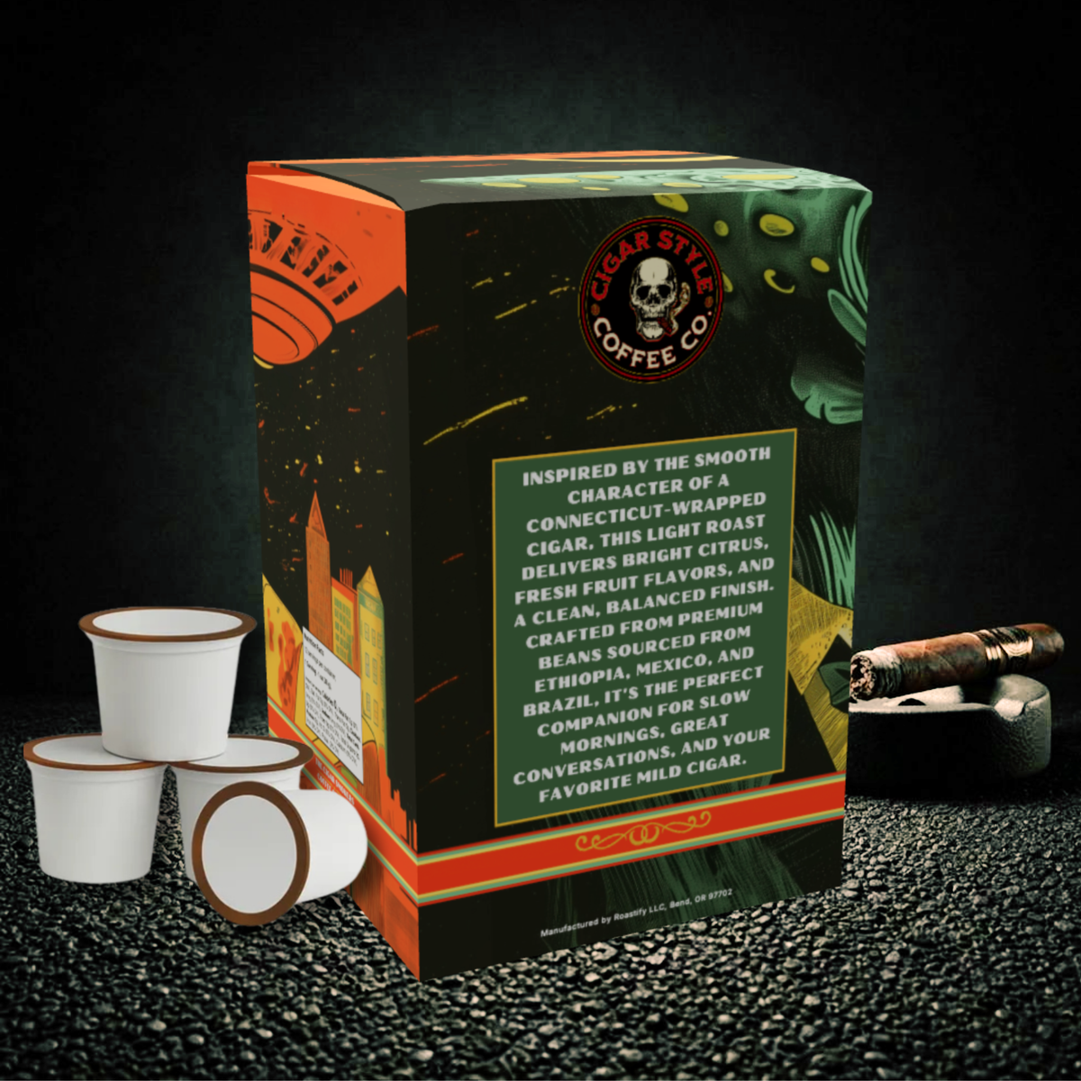 Broadleaf Dark Roast Single Serve Coffee Pods – 12 Count