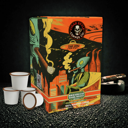 Broadleaf Dark Roast Single Serve Coffee Pods – 12 Count