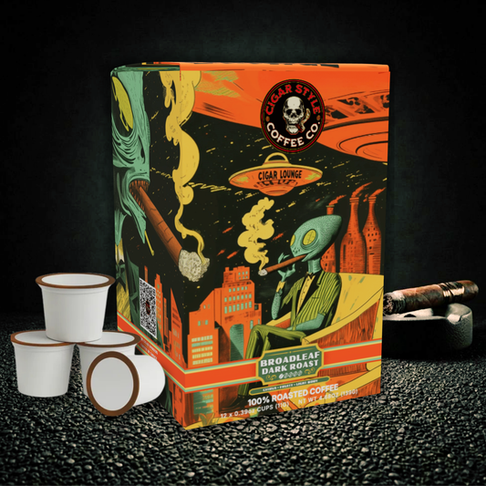 Broadleaf Dark Roast Single Serve Coffee Pods – 12 Count