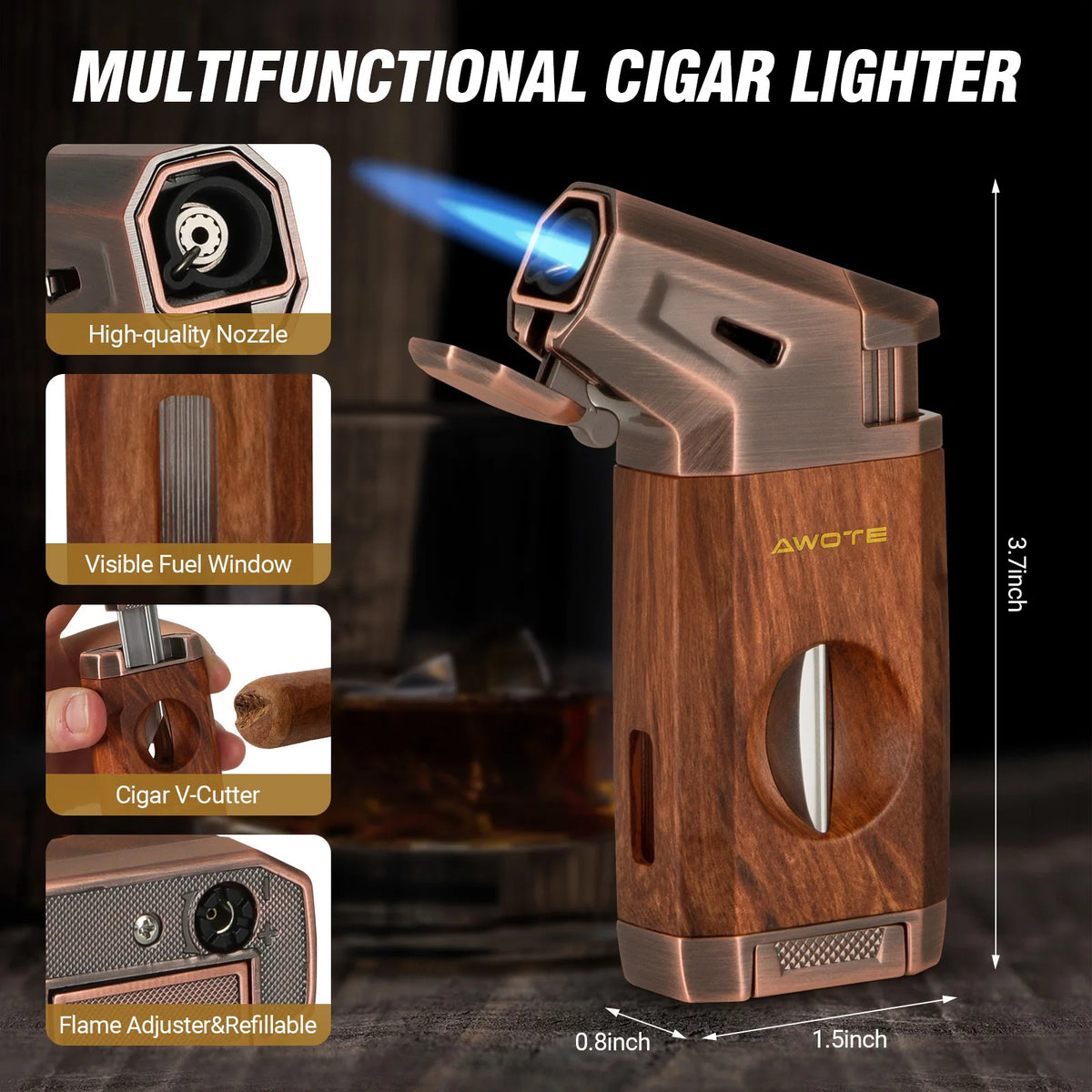 CigarEdge Apex Travel Humidor