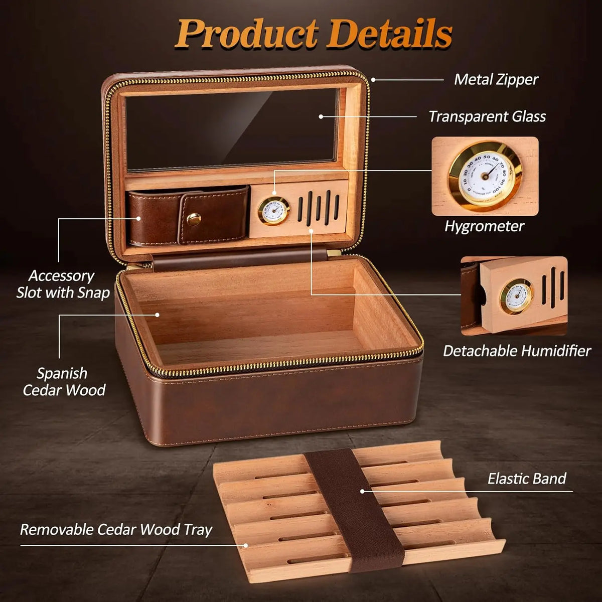 CigarEdge Showcase Travel Humidor