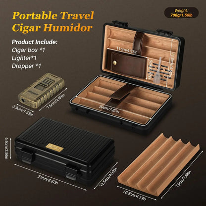 CigarEdge Defender Travel Humidor