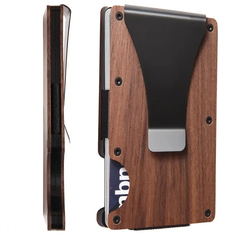CigarEdge™ Wood Wallet | RFID Minimalist Wallet for Men by Cigar Style Co.