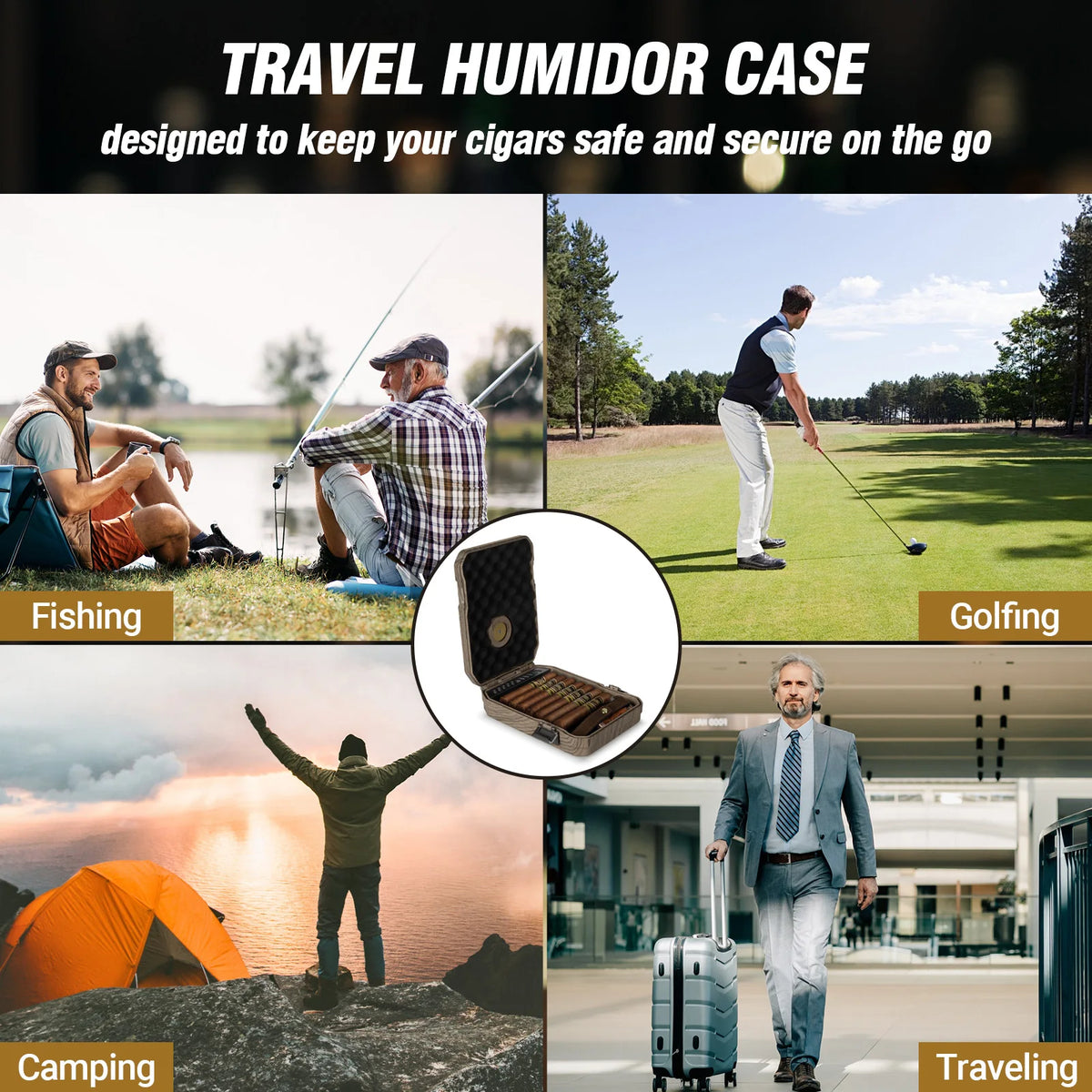 CigarEdge Apex Travel Humidor
