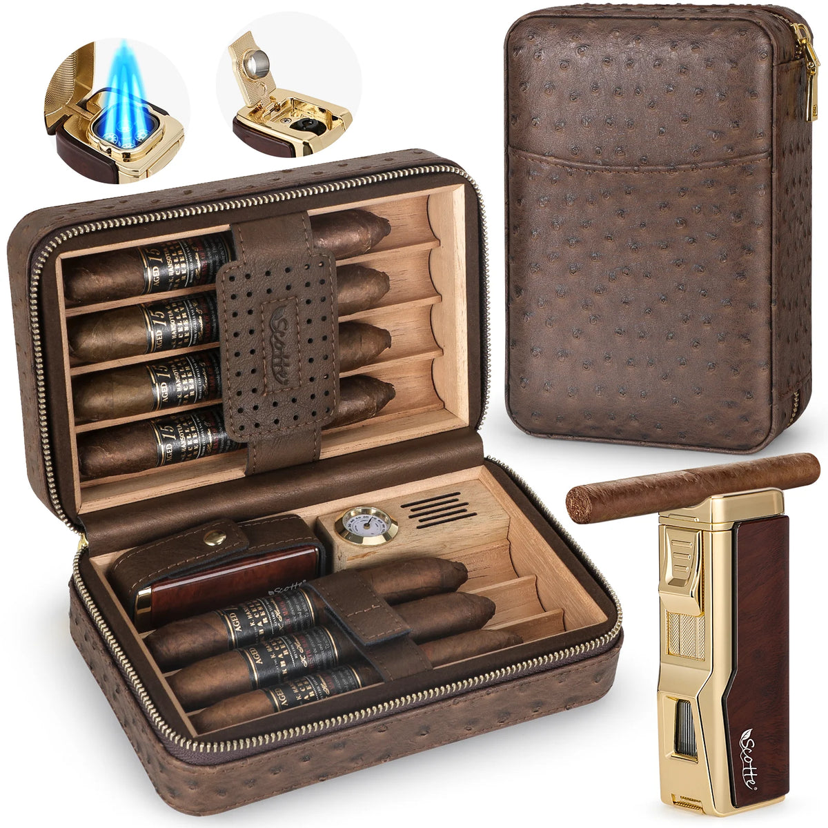 CigarEdge Executive Travel Humidor