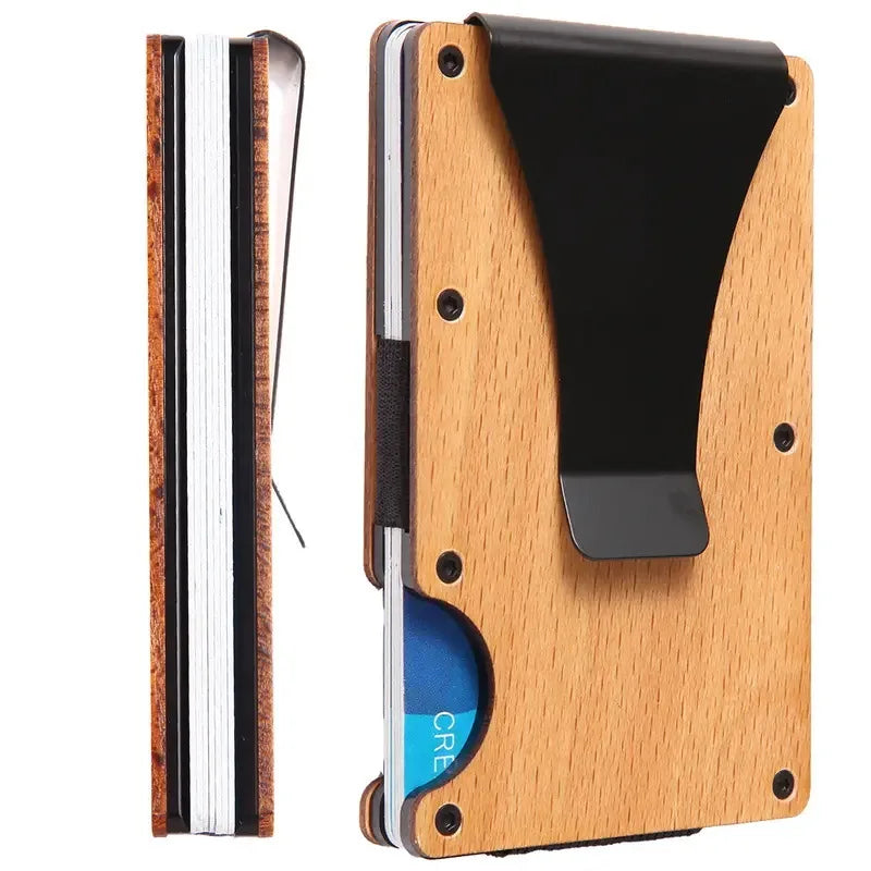 CigarEdge™ Wood Wallet | RFID Minimalist Wallet for Men by Cigar Style Co.
