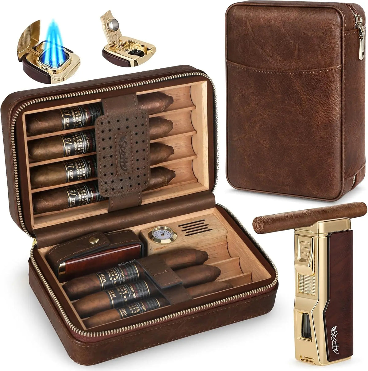 CigarEdge Executive Travel Humidor