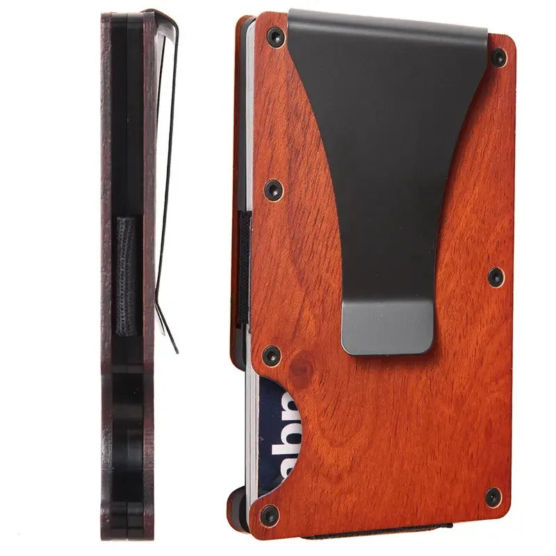 CigarEdge™ Wood Wallet | RFID Minimalist Wallet for Men by Cigar Style Co.
