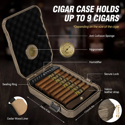 CigarEdge Apex Travel Humidor