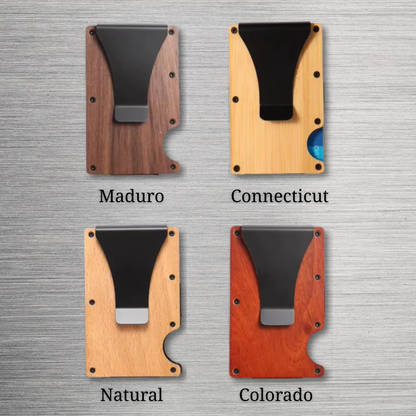 CigarEdge™ Wood Wallet | RFID Minimalist Wallet for Men by Cigar Style Co.