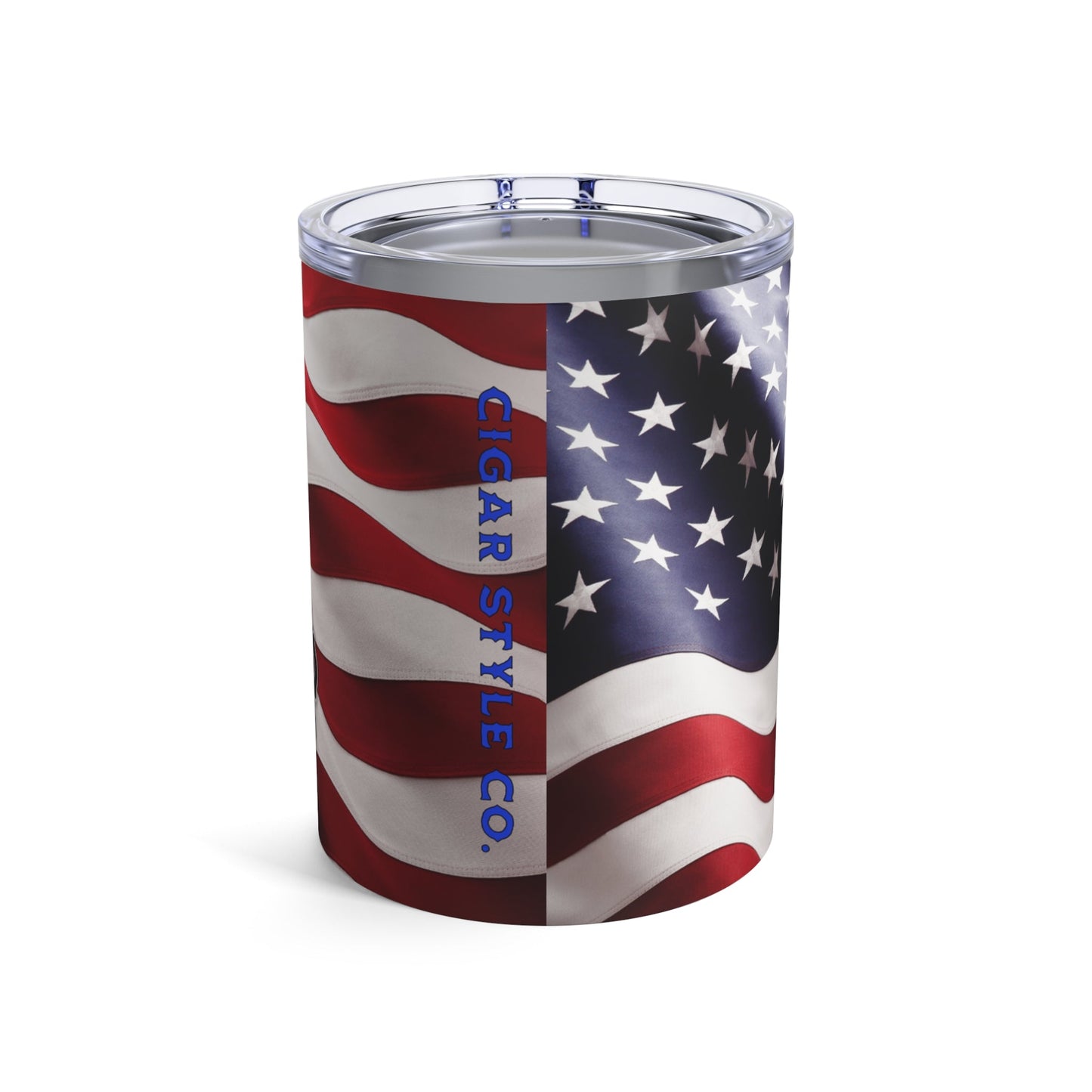 American Flag Cigar Style Tumbler 10oz - Cigar Style Co.