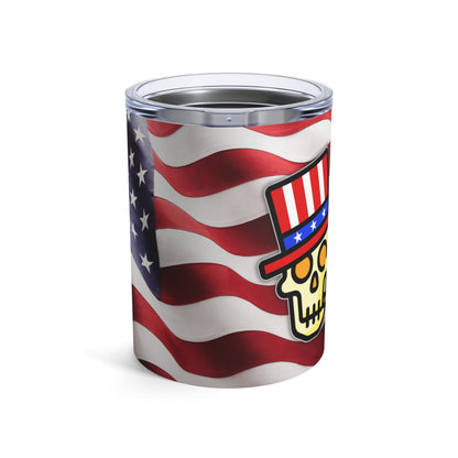 American Flag Cigar Style Tumbler 10oz - Cigar Style Co.