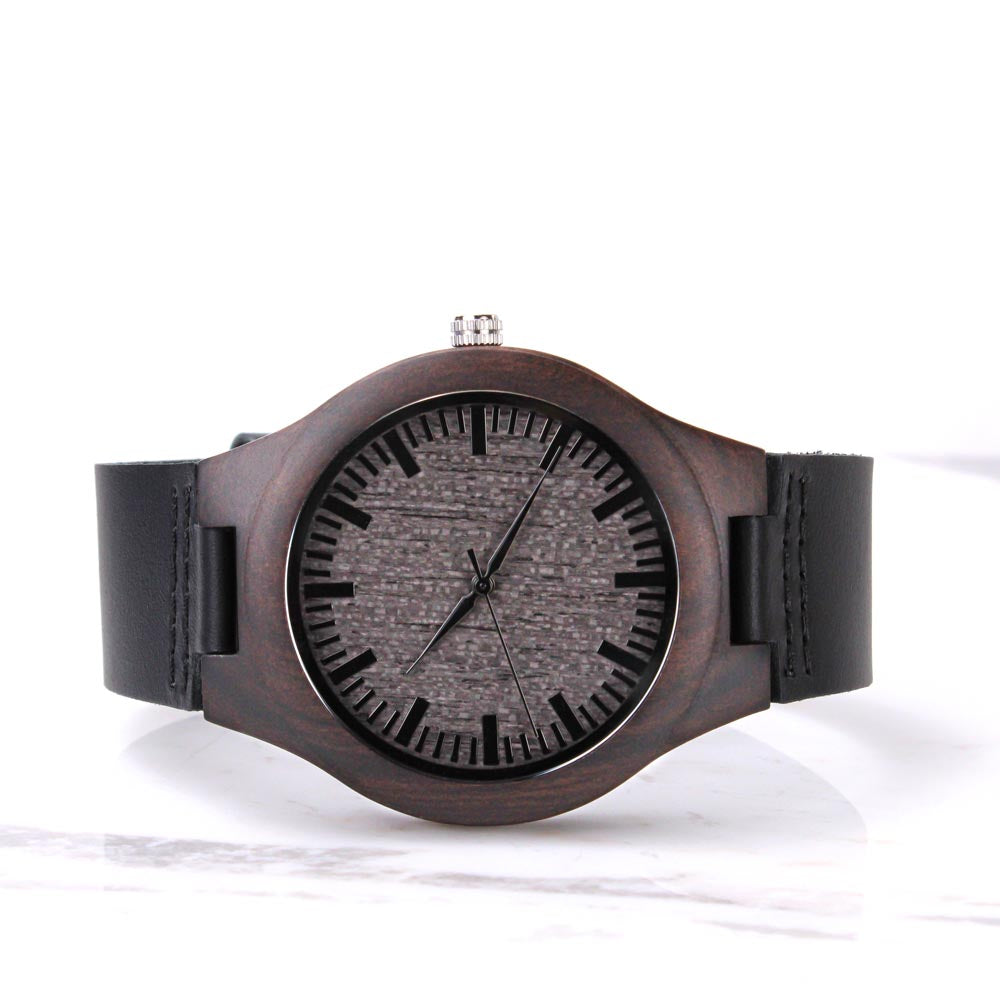 My Cigar Smoking Wood Watch | Engraved Sandalwood Watch by Cigar Style Co.