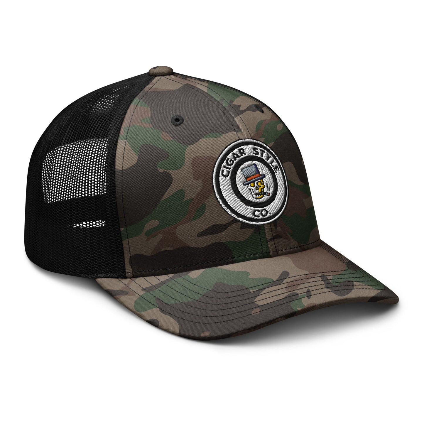 Cigar Camo Trucker Hat - Cigar Style Hats - Cigar Style Co.