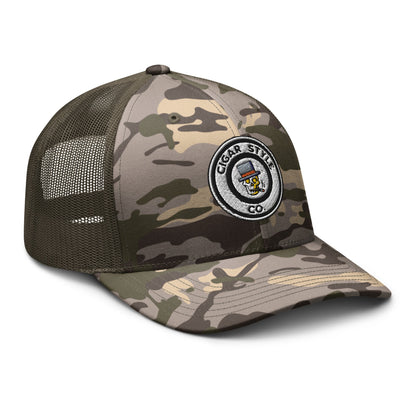 Cigar Camo Trucker Hat - Cigar Style Hats - Cigar Style Co.