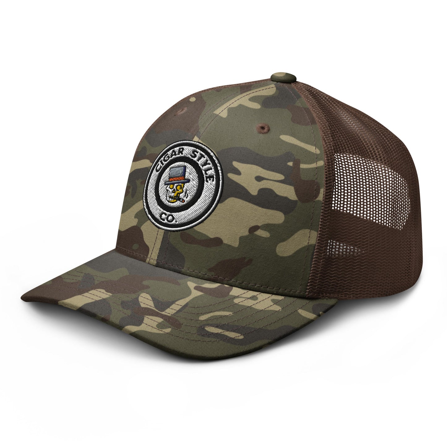 Cigar Camo Trucker Hat - Cigar Style Hats - Cigar Style Co.