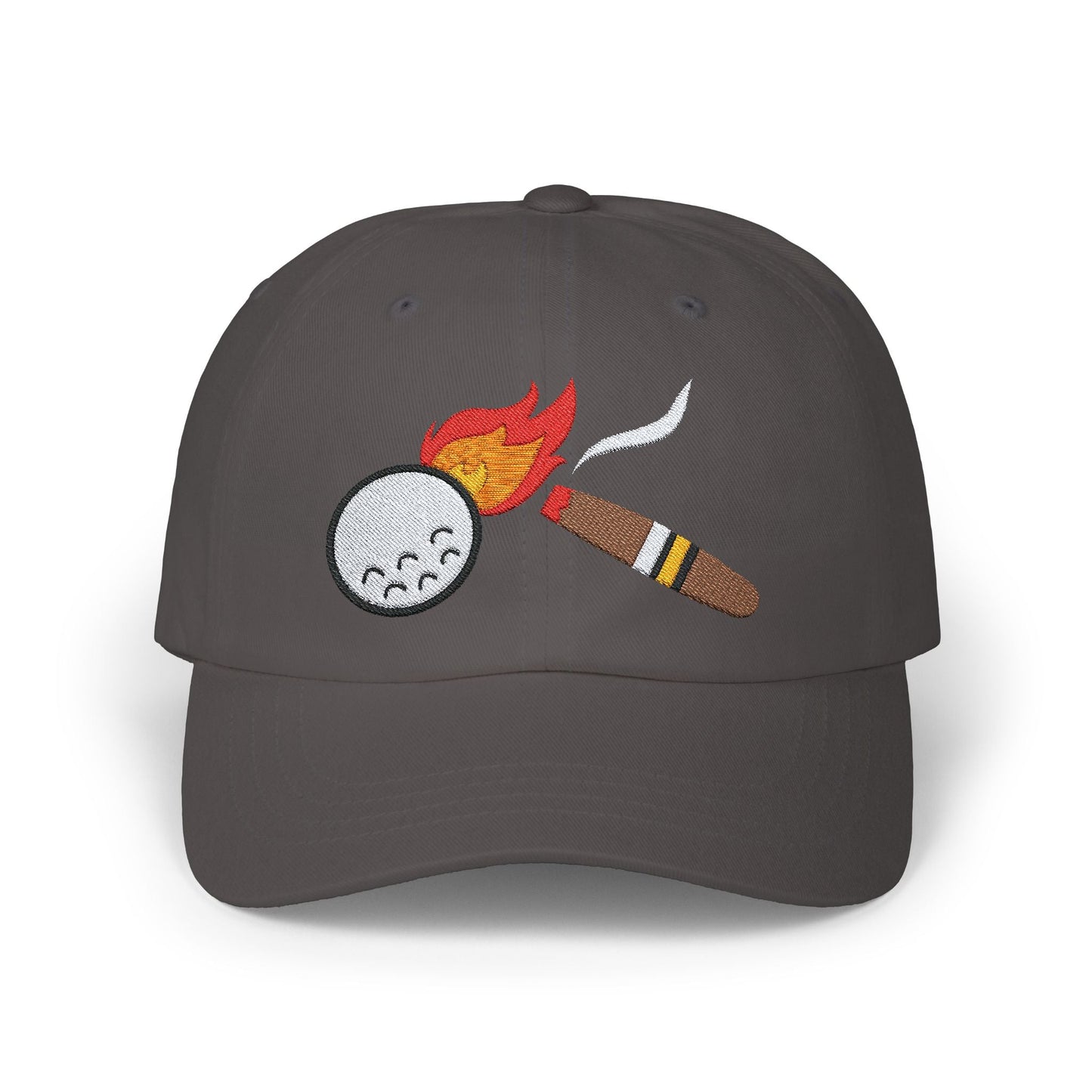 Cigar Golf Ball Flame Hat - Cigar Style Co.