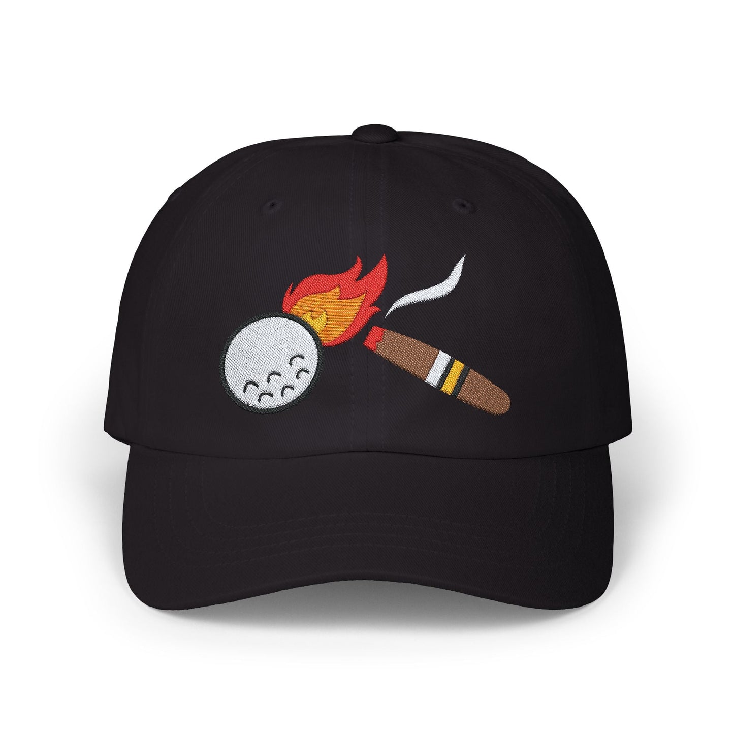 Cigar Golf Ball Flame Hat - Cigar Style Co.